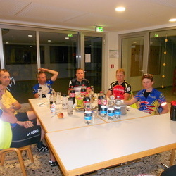 23.23 Uhr: Nchtliche Verpflegungsstation im Internat der Heimschule St. Landolin in Ettenheim